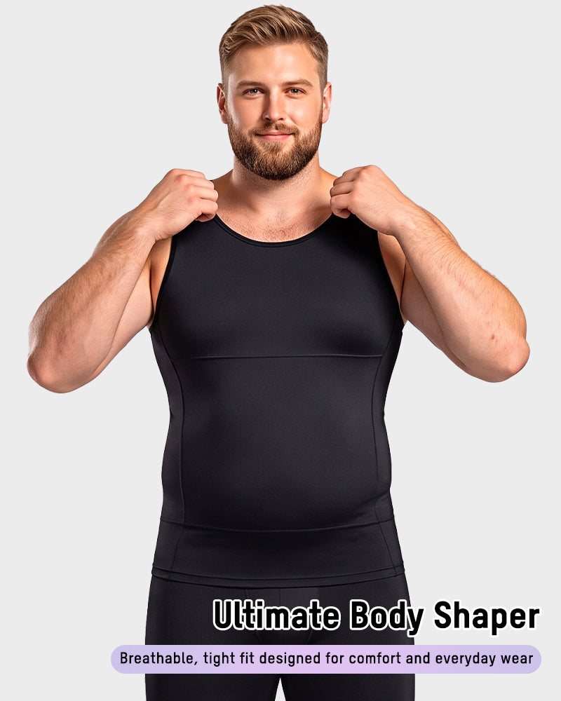 Men's Tummy Control Compression Tank Top