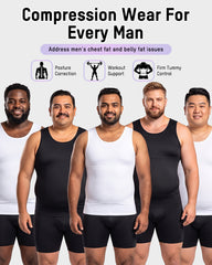 Men's Tummy Control Compression Tank Top