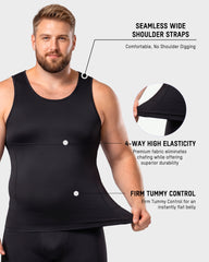 Men's Tummy Control Compression Tank Top