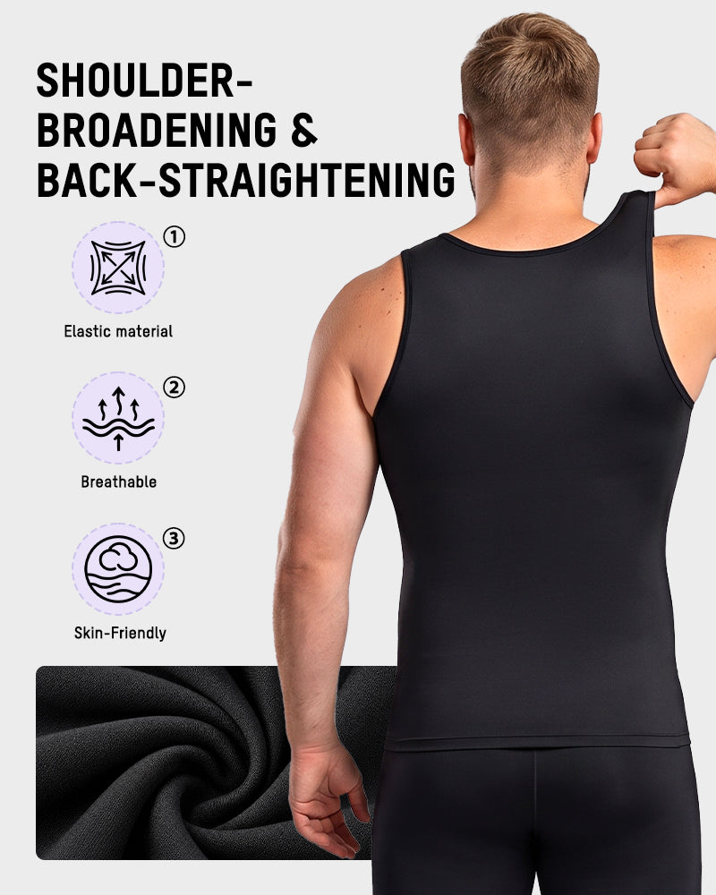 Men's Tummy Control Compression Tank Top