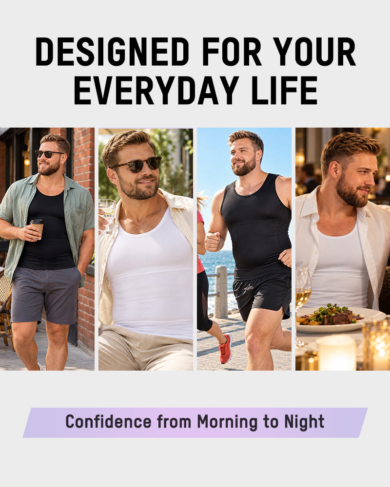 Men's Tummy Control Compression Tank Top
