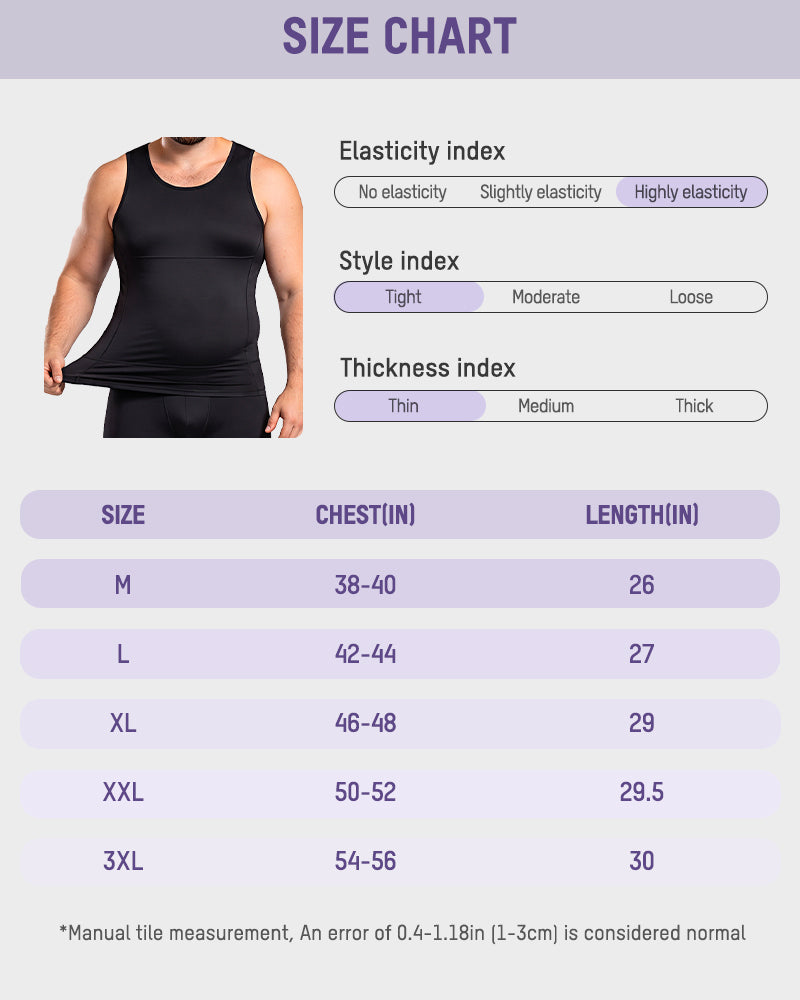 Men's Tummy Control Compression Tank Top
