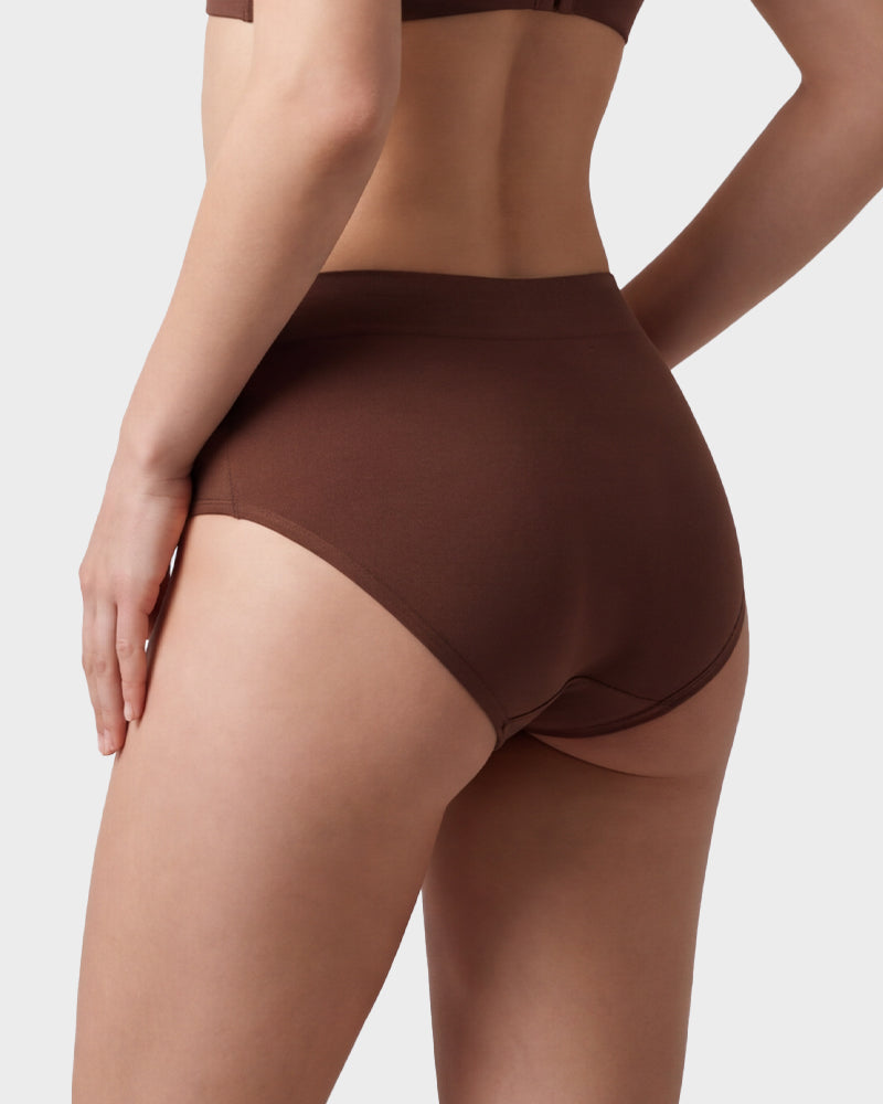 Mid-Rise Full-Coverage Cotton Briefs Multipack