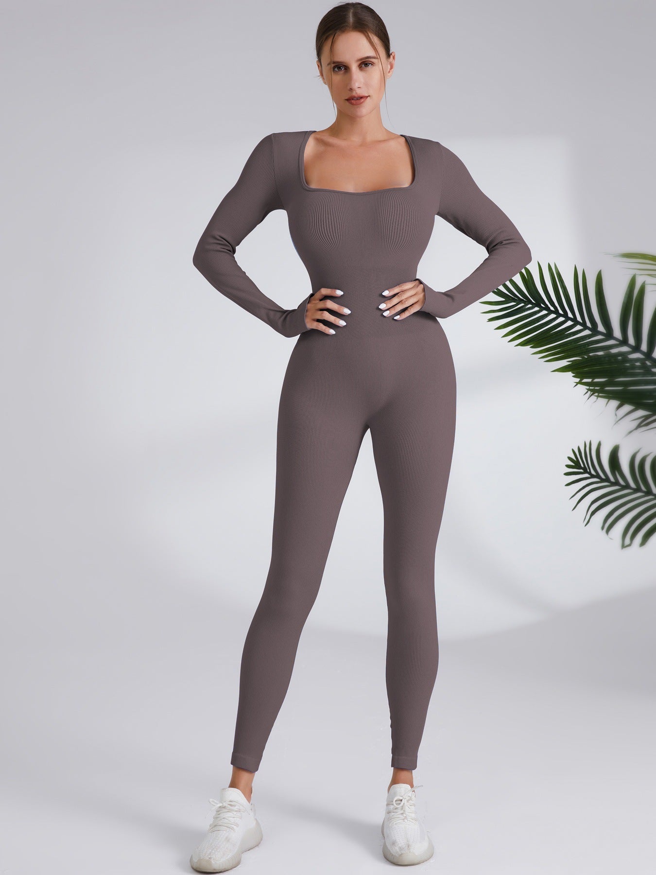 SheCurve® Long Sleeve Full Body Shaper Bodysuit