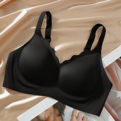 SheCurve® Scalloped Wireless Push Up Bra