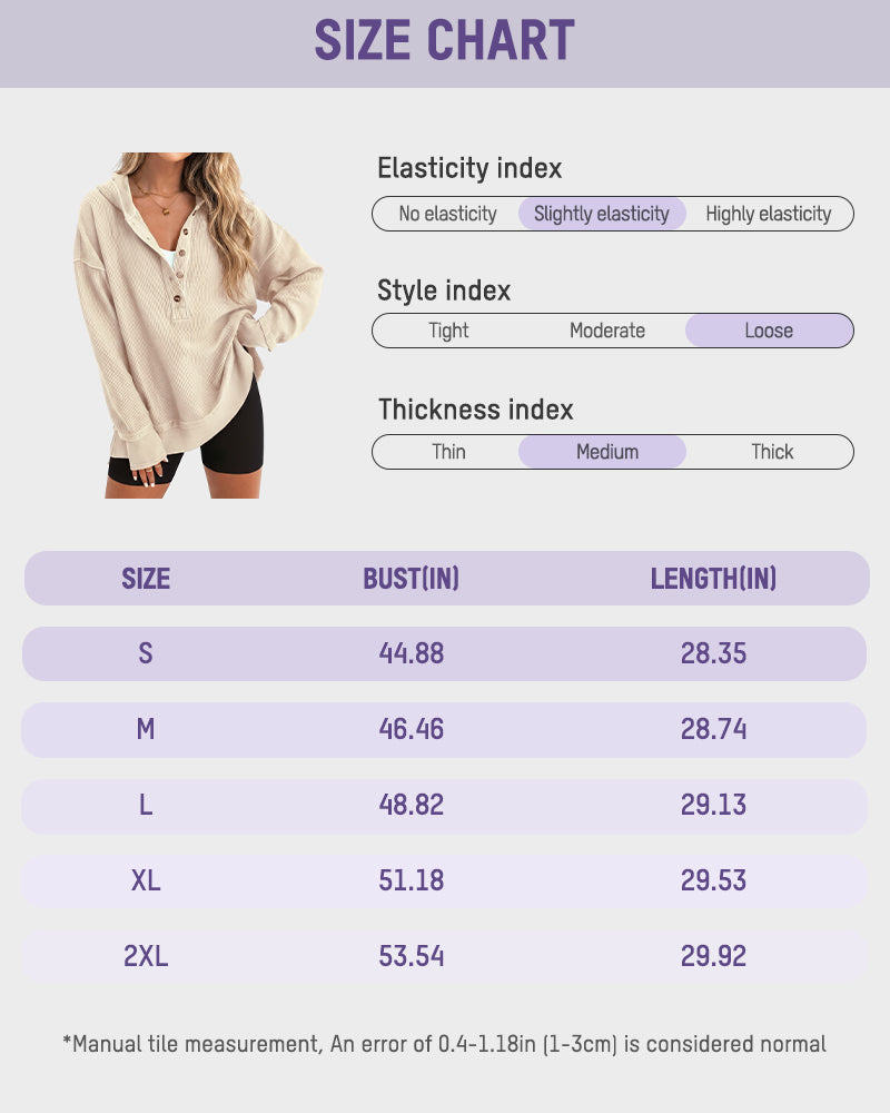 Oversized Collared Ribbed Sweatshirt