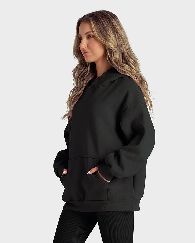 Oversized Fleece Pullover Hoodie