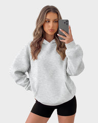Oversized Fleece Pullover Hoodie