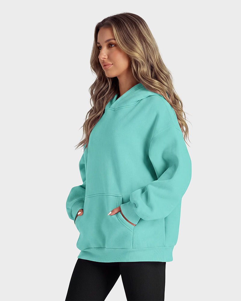 Oversized Fleece Pullover Hoodie