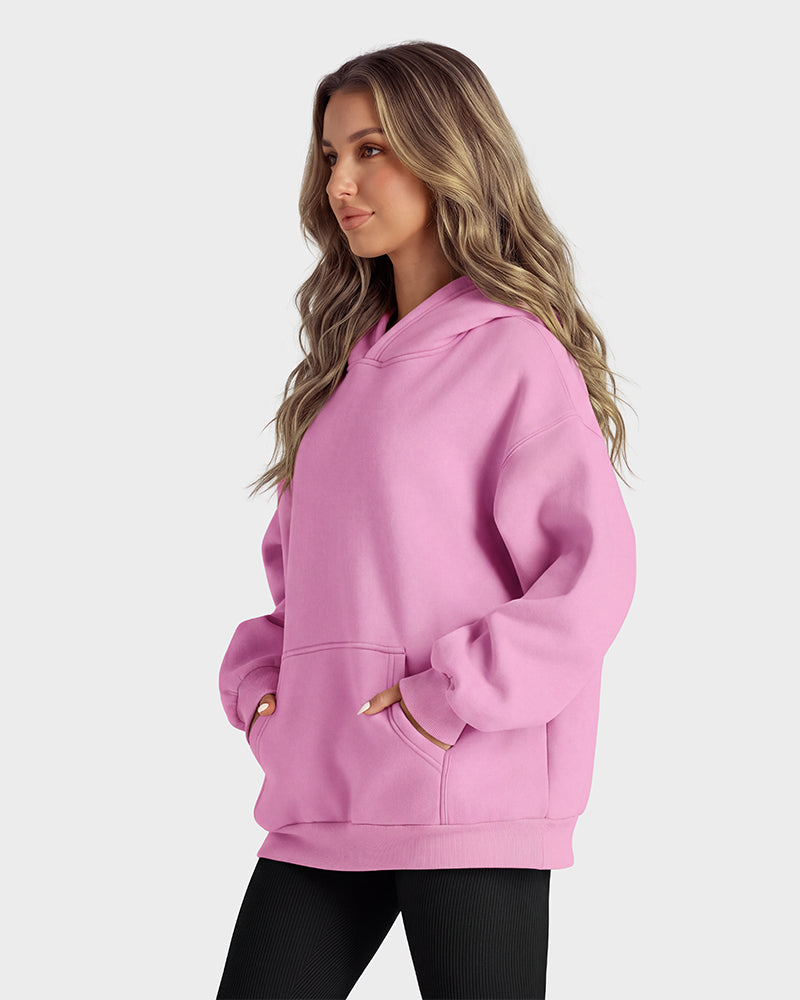 Oversized Fleece Pullover Hoodie