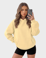 Oversized Fleece Pullover Hoodie