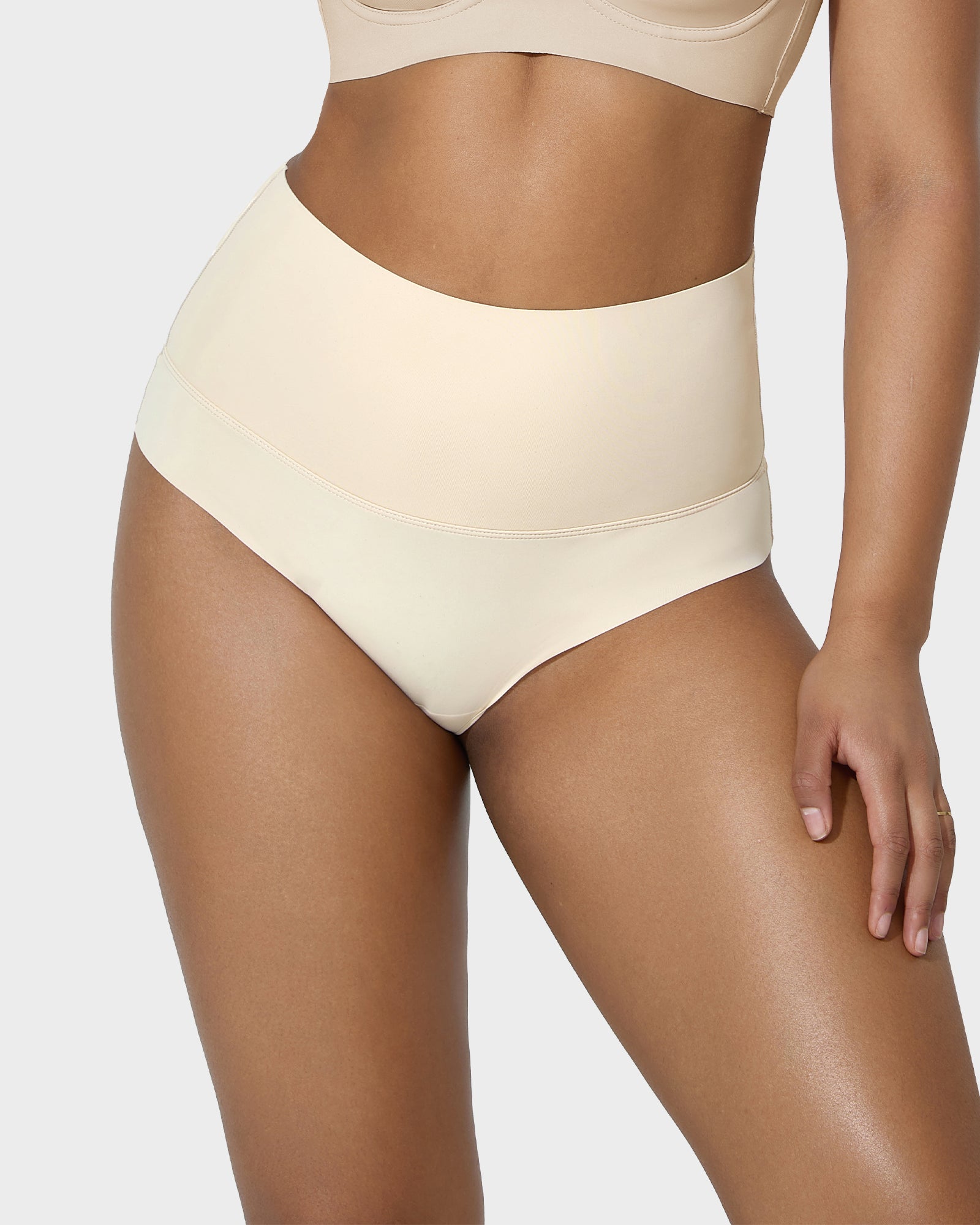 High Waisted Tummy Control Brief Panties(3 Pack)
