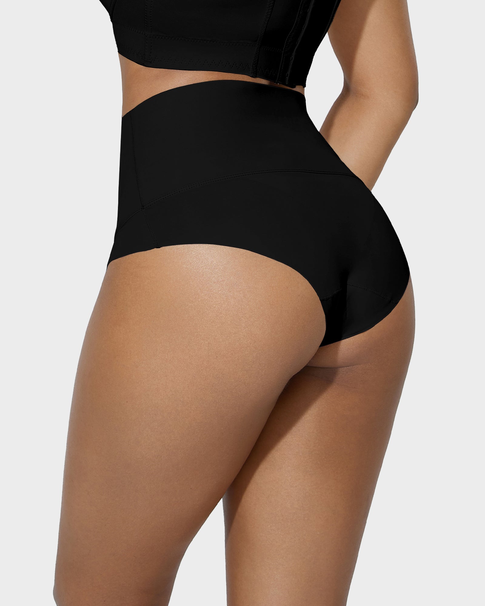 High Waisted Tummy Control Brief Panties(3 Pack)