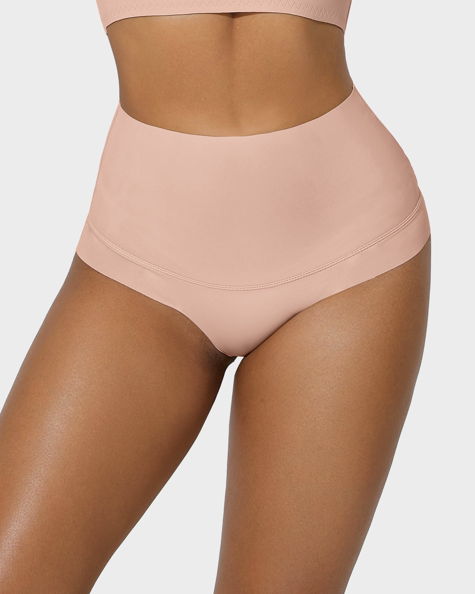 High Waisted Tummy Control Brief Panties(3 Pack)
