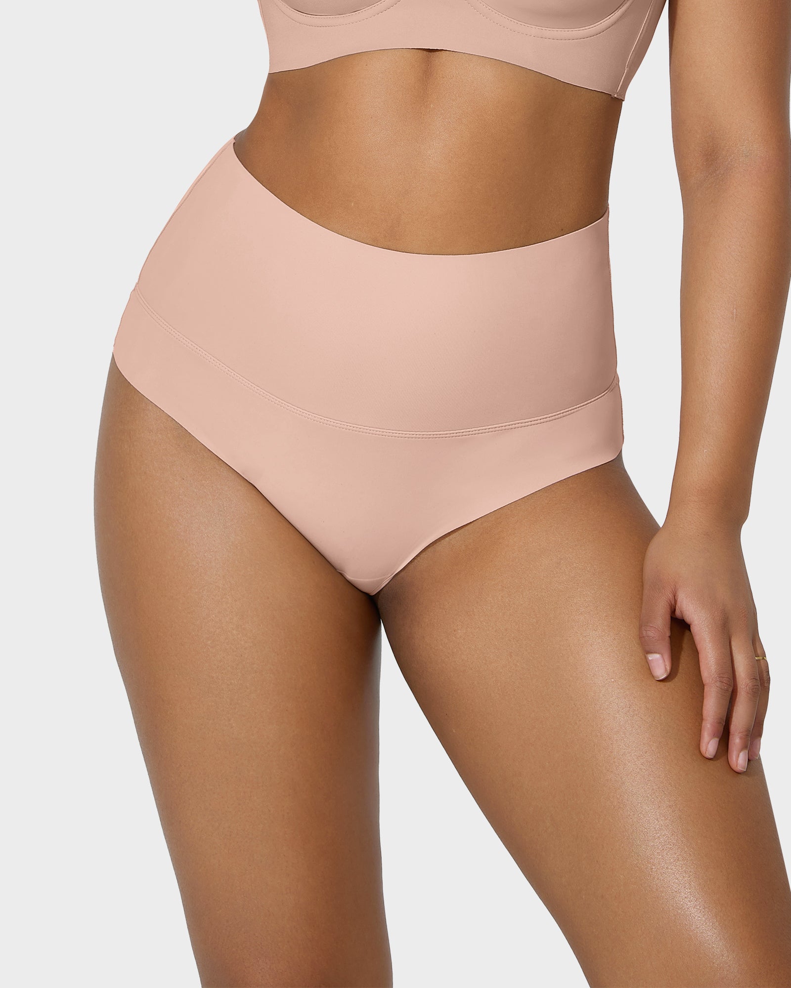 High Waisted Tummy Control Brief Panties(3 Pack)