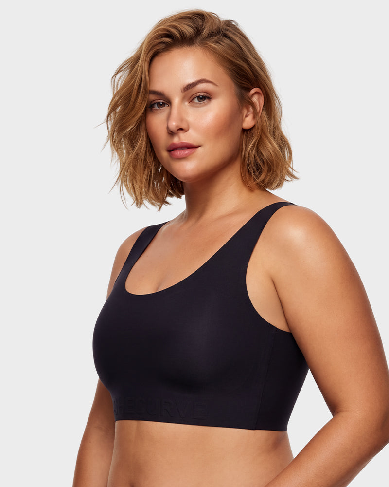 Paper-Thin Seamless Support Tank Bra