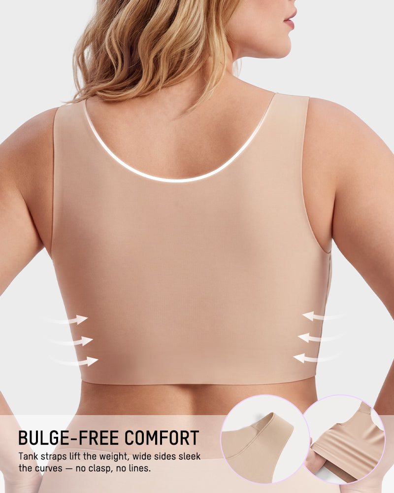 Paper-Thin Seamless Support Tank Bra