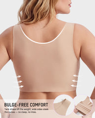 Paper-Thin Seamless Support Tank Bra