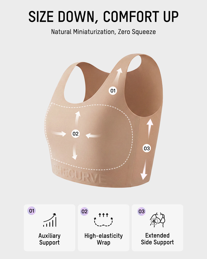 Paper-Thin Seamless Support Tank Bra