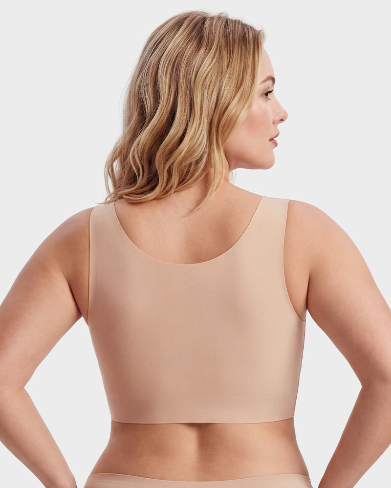 Paper-Thin Seamless Support Tank Bra