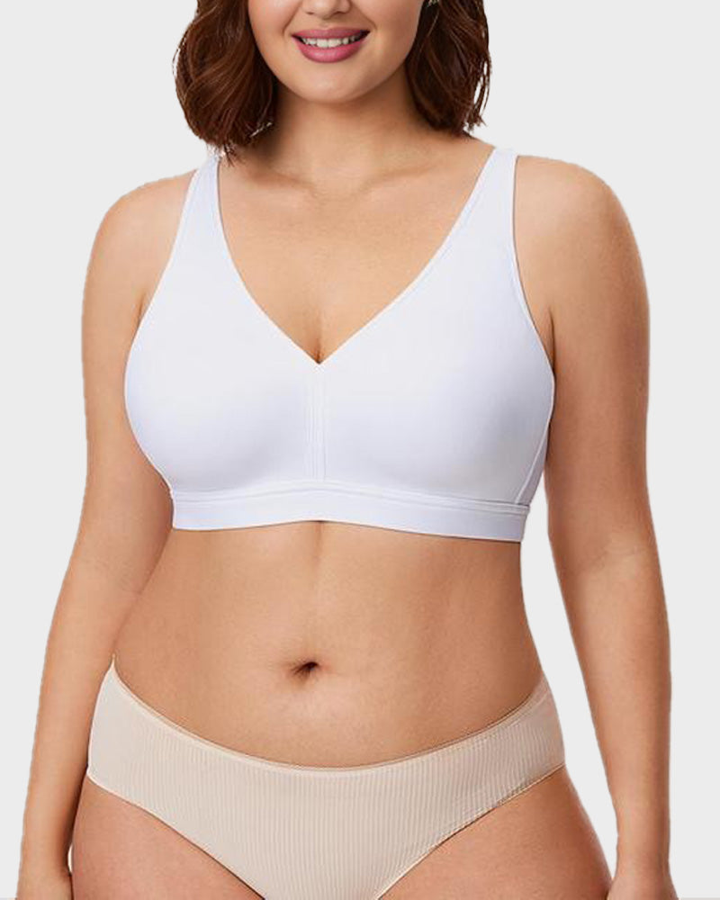 Plus Size Full Coverage Wireless Bra