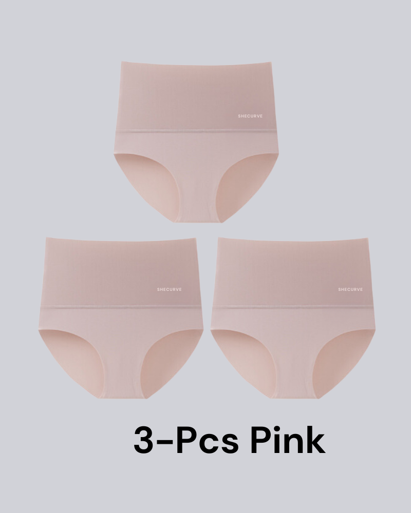 SheCurve®3-Pack High Waisted Tummy Control Brief Panties