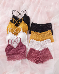 Romantic Lace Bralette & Panty Bundle