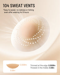Seamless Invisible Silicone Nipple Covers (2 Pairs)