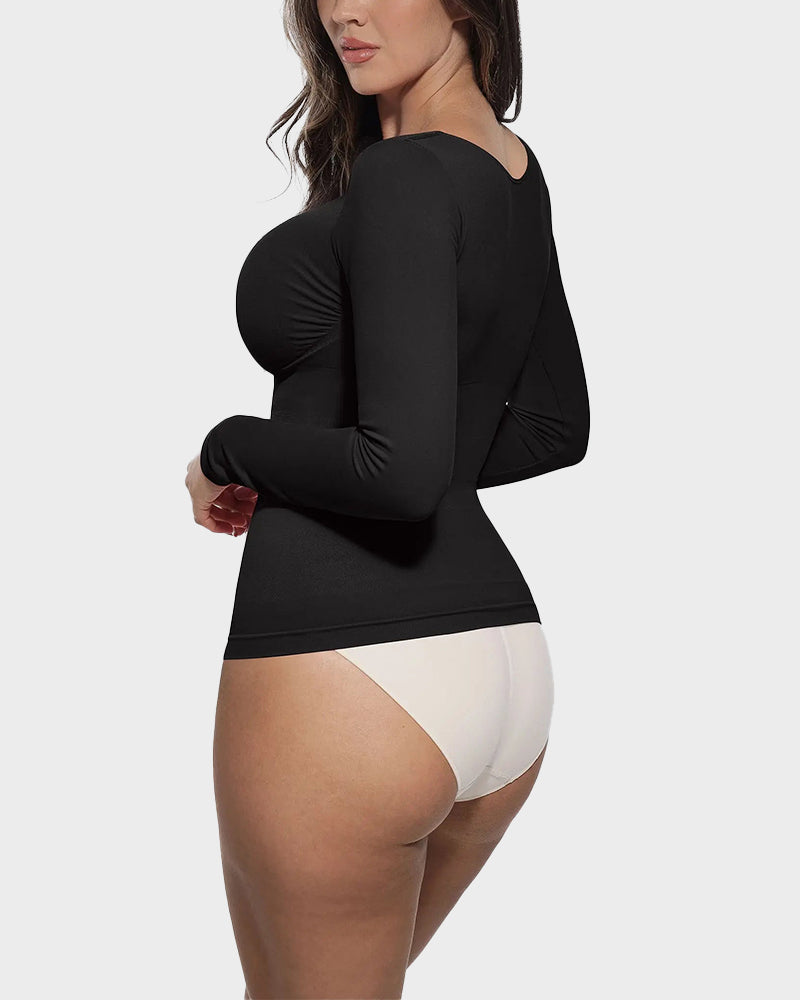 Seamless Long Sleeve Shaping Top