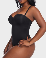 Seamless Strapless Thong Bodysuit