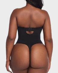 Seamless Strapless Thong Bodysuit