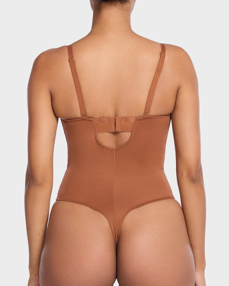 Seamless Strapless Thong Bodysuit