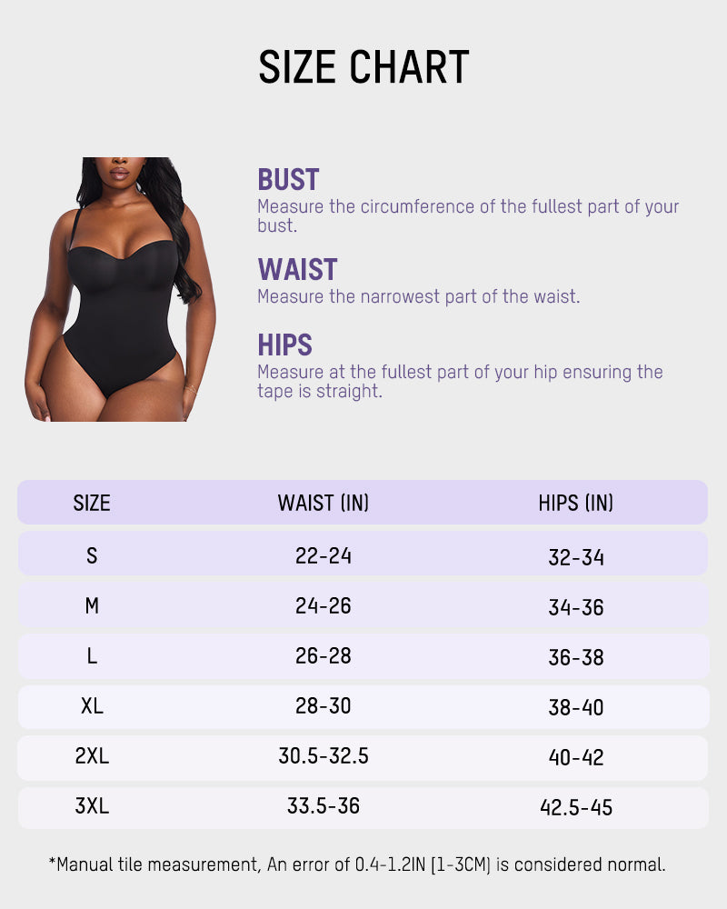Seamless Strapless Thong Bodysuit