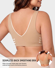 Seamless Wireless Full-Coverage Pullover Bra