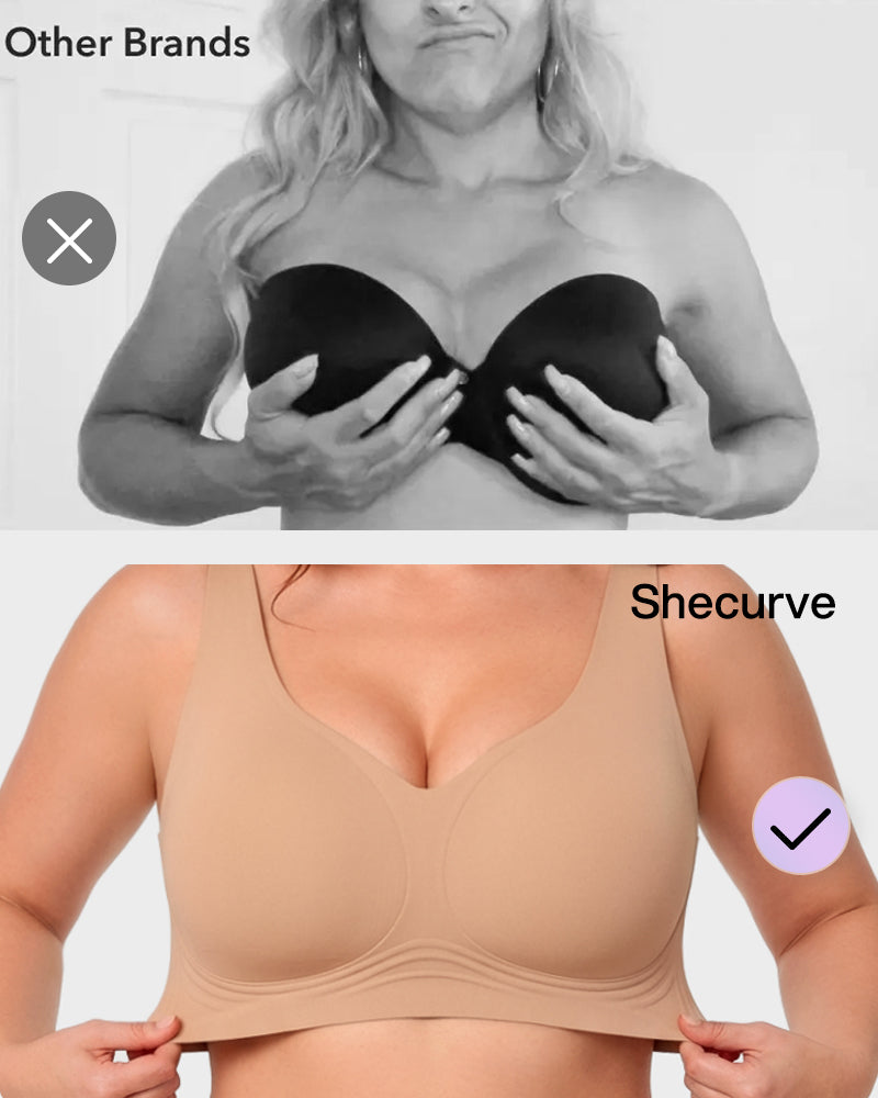 Seamless Wireless Full-Coverage Pullover Bra