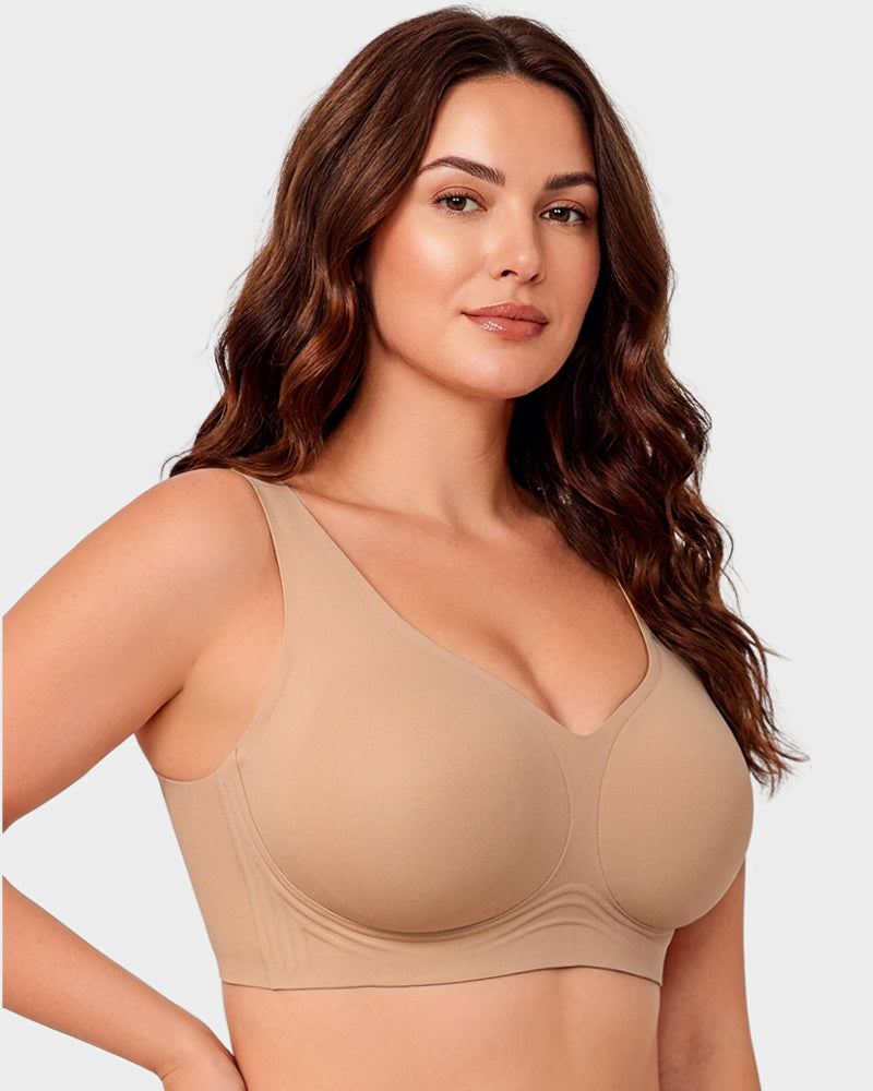 Seamless Wireless Full-Coverage Pullover Bra