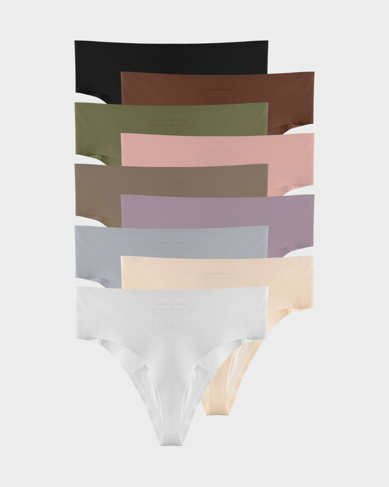 Seamless Camel Toe Cover Thongs (5 PACK)