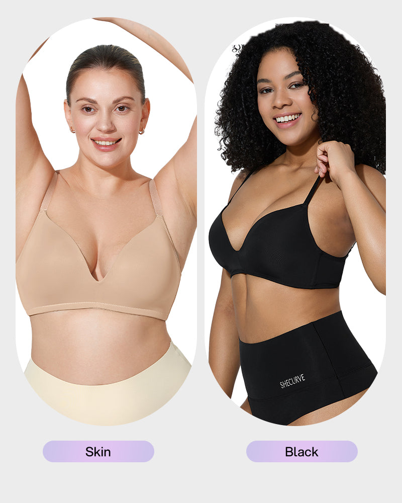 Seamless One-Piece Wireless Bra