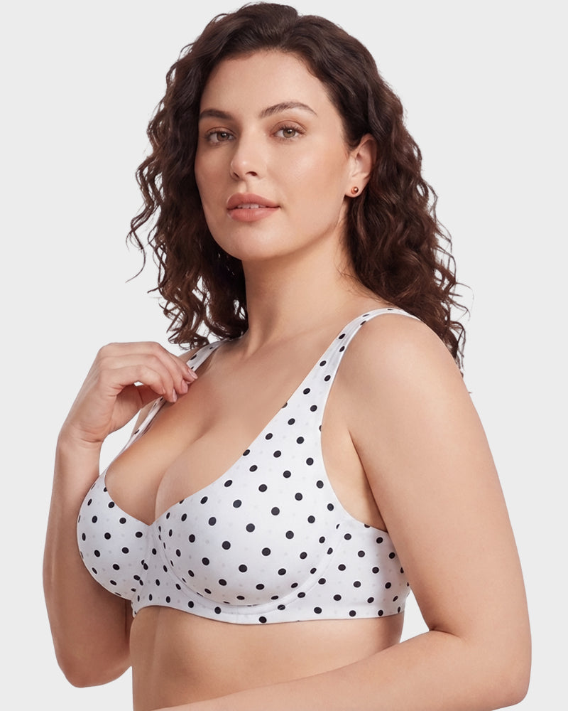 Seamless Unlined Underwire Balconette Bra