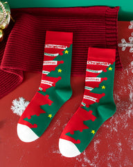 Christmas Print Soft Comfort Socks (4 Pack)