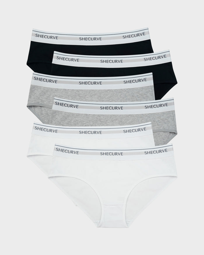 Soft Cotton Logo Waist Low-Rise Briefs (6 Pack)