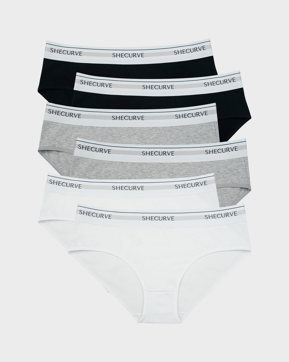 Soft Cotton Logo Waist Low-Rise Briefs (6 Pack)