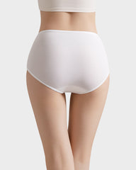 Sterilized Cotton High-Rise Disposable Briefs (4 Pack)