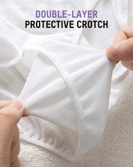Sterilized Cotton High-Rise Disposable Briefs (4 Pack)