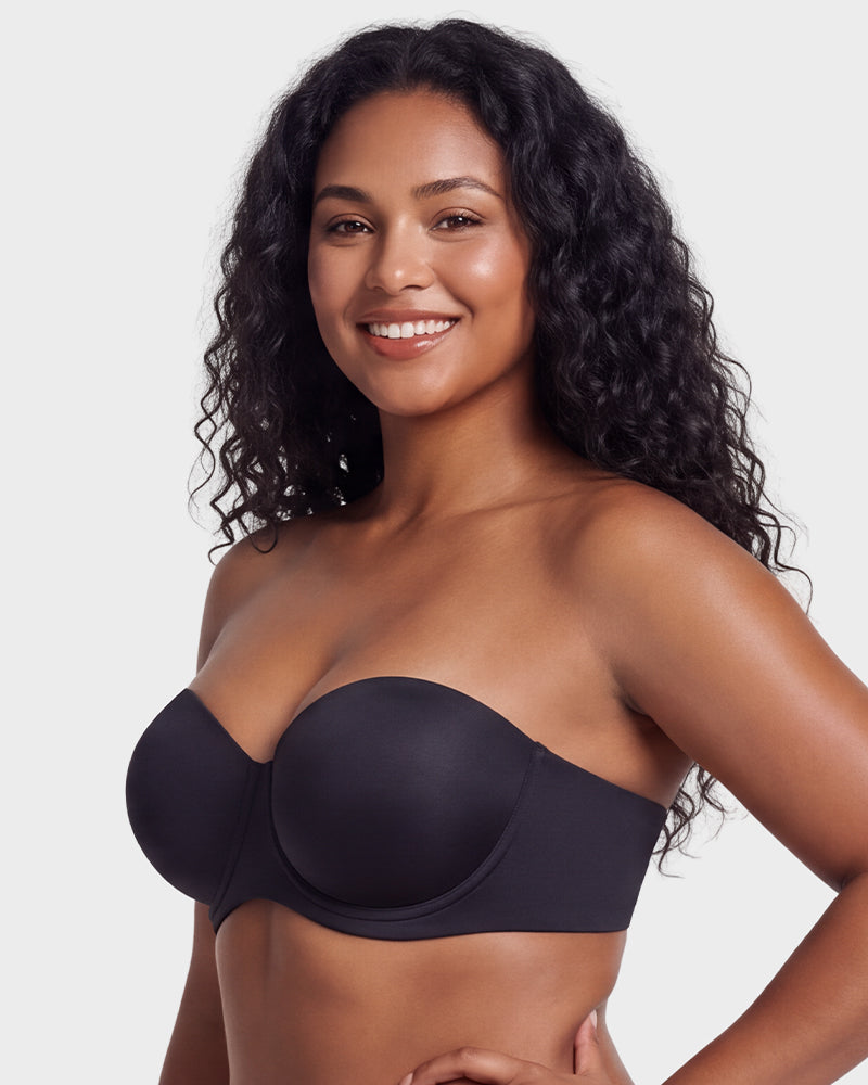 Ultra-Thin Convertible Strapless Minimizer Bra