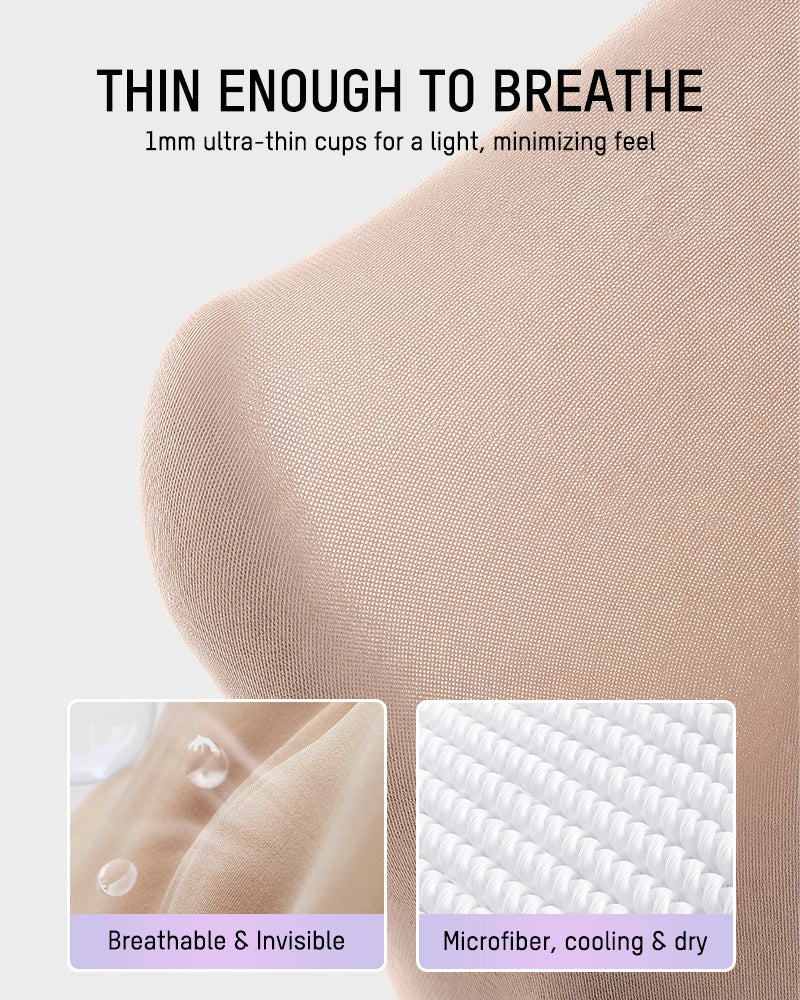 Ultra-Thin Convertible Strapless Minimizer Bra