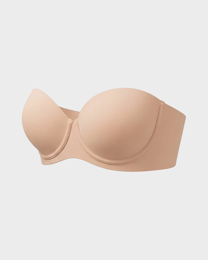 Ultra-Thin Convertible Strapless Minimizer Bra
