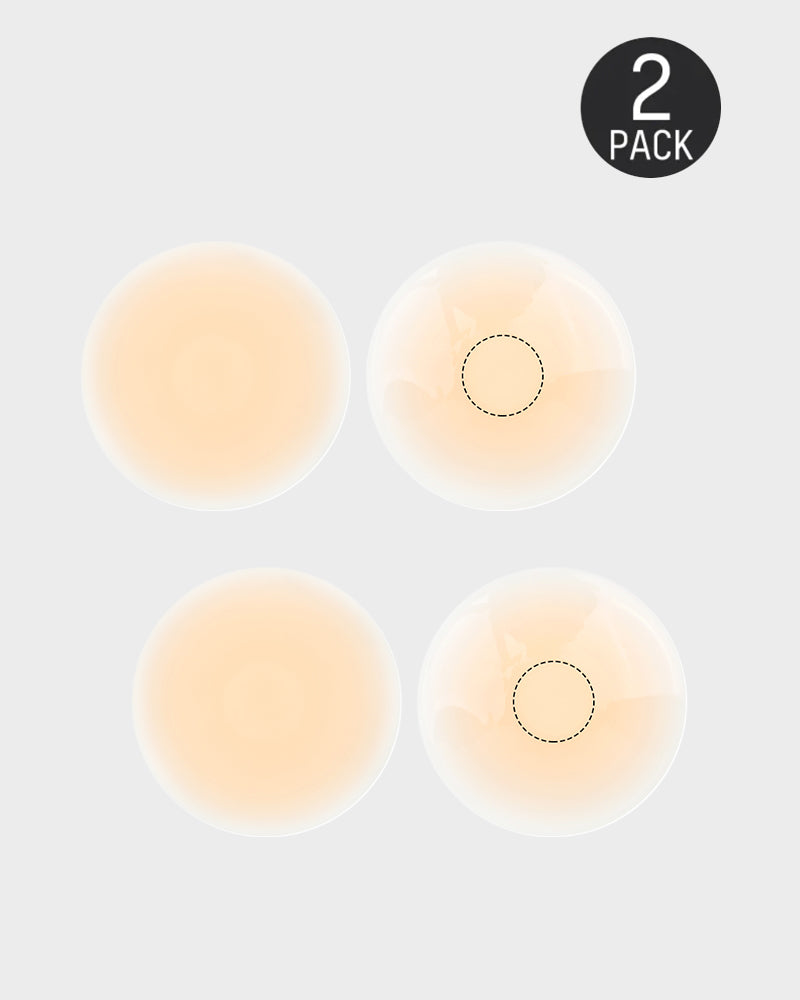 Ultra-Thin Invisible Adhesive Silicone Nipple Covers (2 Pairs)