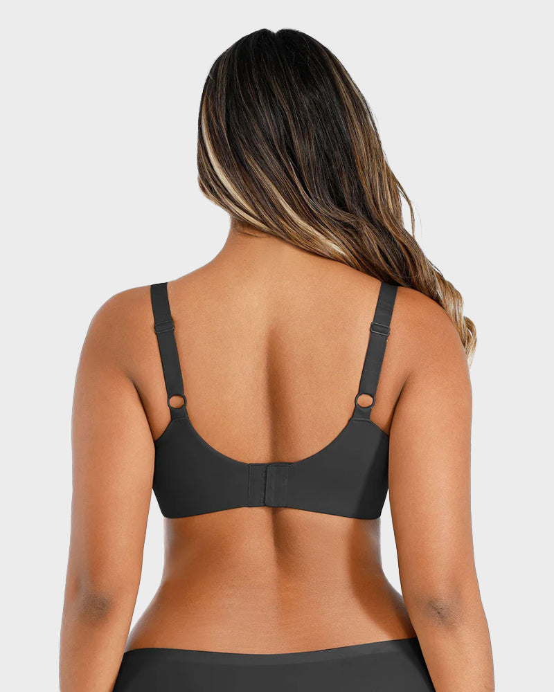 Underwire Adjustable Deep V-neck Bra