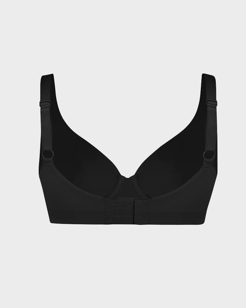 Underwire Adjustable Deep V-neck Bra